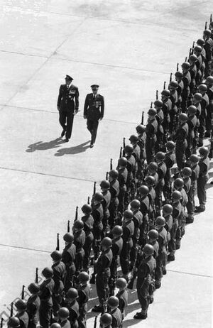 ShahanshahArrivalKastrupAirportDenmarkKingFrederik IX 1338a.jpg