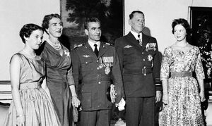 ShahanshahArrivalKastrupAirportDenmarkKingFrederik IX 1338g.jpg