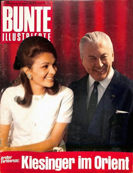 پرونده:ShahbanouKiesingerKanzlerCoverBunte1968.jpg